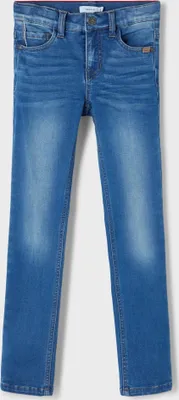 Produktbild von name it - NKMTHEO DNMCLAS PANT NOOS - Medium Blue Denim - 152