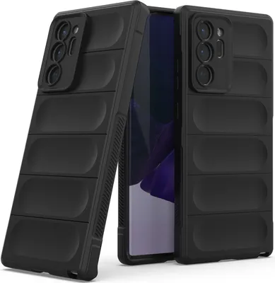 Produktbild von Galaxy Note 20 Ultra Hülle, Weich TPU Silikon Stossfest Anti-rutsch Schutzhülle für Samsung Galaxy Note 20 Ultra 5G Schwarz