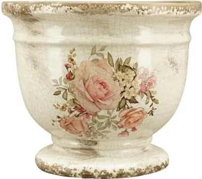 Immagine prodotto di Vaso da fiori in terracotta Rosae - eleganza floreale nella vostra casa