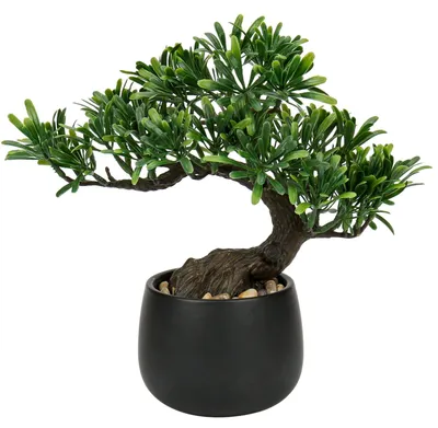 Immagine prodotto di Albero bonsai artificiale, ginepro, piante artificiali, per interni, decorazione