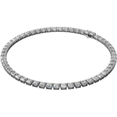Produktbild von Swarovski Kette Uni Millenia Tennis Square Weiß Rhodiniert 5599153