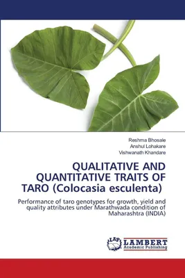Produktbild von QUALITATIVE UND QUANTITATIVE MERKMALE VON TARO (Colocasia esculenta)