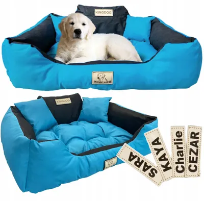 Produktbild von KingDog Wasserdichtes Hundebett mit Personalisierung 130x105 cm