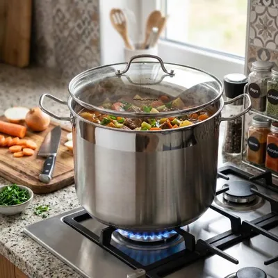 Image de Florina, casserole gastro de 30 cm, 15,5 litres, pour gazinières
