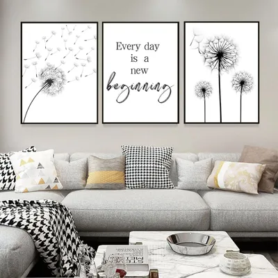 Zdjęcie produktu dla Zestaw 3 plakatów botanicznych – obrazy na płótnie przedstawiające chabry, wymiary 30x40 cm