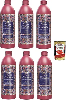 Produktbild von Tesori d'Oriente | Cremebad 'Persian Dream' | Aromatische Körperpflege mit Granatapfel & Rooibos-Tee | Wellness-Rituale für Körper & Sinne | 500 ml