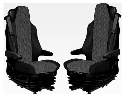 Produktbild von Sitzbezüge aus Polyester für MAN TGX TG3 TGS TGM TGL 1+1 Fahrer und Beifahrer 2020+