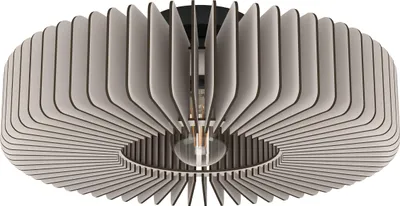 Produktbild von PALOMBAIA Wand-/Deckenleuchte Lampe Beleuchtung - H17,5 x Ø50 cm - schwarz - 1X40W exkl. - IP20