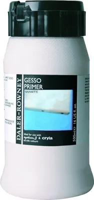 Zdjęcie produktu dla Daler Rowney Acrylic Gesso Primer White 500 ml 1 szt.