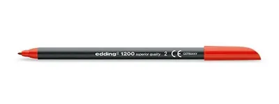 Immagine prodotto di edding 4-1200002 Filzschr.Edding 1200 rot 10St