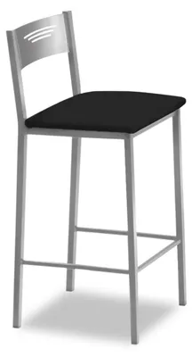 Produktbild von ASTIMESA Küchenhocker, hoch, 70 cm, Kunstleder, Schwarz