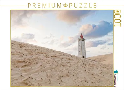 Produktbild von CALVENDO Puzzle Der alte Leuchtturm von Rubjerg Knude | 1000 Teile Lege-Größe 64x48cm Foto-Puzzle für glückliche Stunden