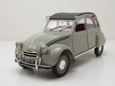 Produktbild von Norev 181430 Citroen 2CV AZAM Ente 1966 grau 1:18