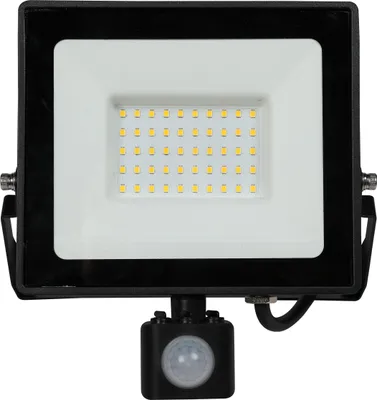Produktbild von BLULAXA LED-Fluter mit Bewegungsmelder, EEK: F, 50W, 4300lm, 4000K, schwarz