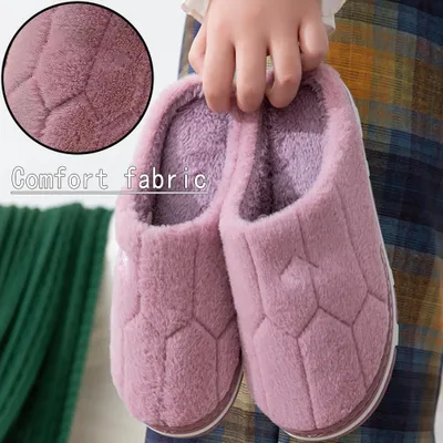 Produktbild von Hausschuhe Damen Mädchen Pantoffeln Wärme Kunstpelz Slippers Herbst Winter(Kaninchenhaar rosa,40-41)