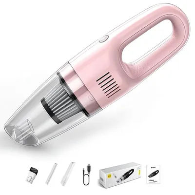 Produktbild von Autostaubsauger kabellos, 4500 Pa Handstaubsauger Auto, Nass-Trockensauger mit LED, HEPA-Filter, USB-aufladbar, für Auto, Zuhause & Büro