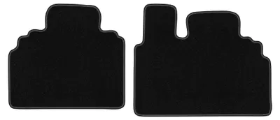 Productafbeelding van Velours achtermatten voor Toyota Previa II 2000-2005 (MPV) – 2-delig, zwart, op maat – Wielganizator LUX