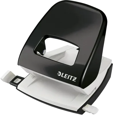 Produktbild von Bürolocher NeXXt Wow Metall 30 Blatt Blister schwarz Packung mit 6 Stück
