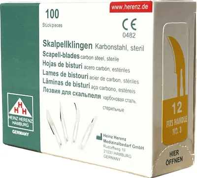 Produktbild von ELCON® Skalpellklinge Nr. 12 (100 Stk.)