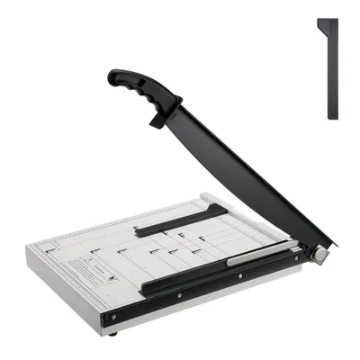 Produktbild von Papierschneider Hebelschneider - Manuelle Papierschneidemaschine bis 381 mm - 16 Blätter Kapazität - Schutzschiene & Klingenarretierung - Für Karton & Pappe