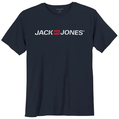 Produktbild von Jack&Jones T-Shirt navy Logodruck Übergröße JJECORP
