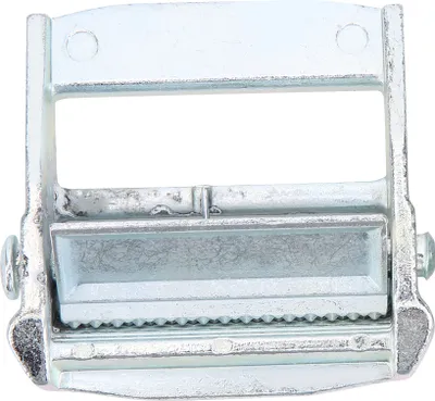 Immagine prodotto di Chiusura a cricchetto, 50 mm, lega di zinco, zincata bianca, forza di trazione 800 kg, per cinghie di tensionamento, fissaggio del carico, trasporto
