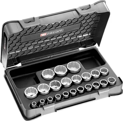 Produktbild von Facom Steckschluessel-Set 1/2Z, 22-tlg