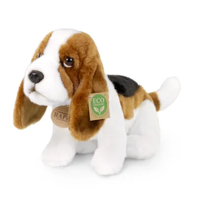 Zdjęcie produktu dla Pluszowy Basset 32 cm Ekologiczny