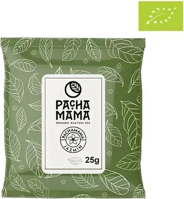 Produktbild von Pachamama - Guayusa Tee Bio Jazmin 25g - , Reich, Natürlichem Koffein - Belebend, Fördert Fokus - Milder Geschmack - Aus Ecuador
