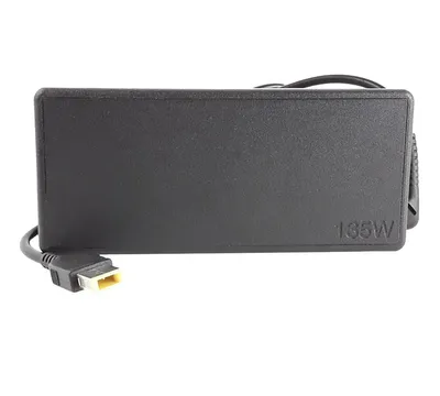 Produktbild von Original Lenovo 135 Watt Lenovo Netzteil mit Slim Tip Stecker (eckig) - schwarz