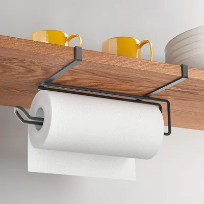 Produktbild von metaltex Küchenrollenhalter Easy-Roll LAVA matt-schwarz