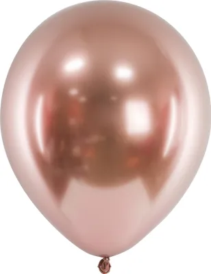 Produktbild von Glänzende Luftballons 30cm rosa gold A50 09971