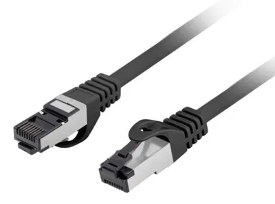 Produktbild von Lanberg PCF8-10CU-0300-BK, 3 m, Cat8.1, S/FTP (S-STP), RJ-45, RJ-45, Schwarz