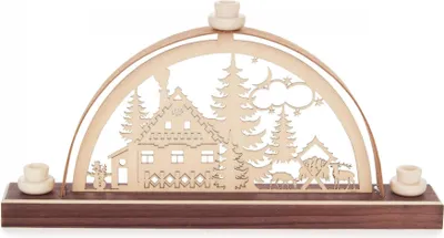 Zdjęcie produktu dla Mini łuk świetlny Waldhaus szer. x wys. 17,5 x 8 cm NOWY