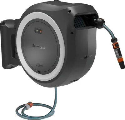 Produktbild von Gardena Powerroll Xl Wand-batterie-schlauchhalter Betriebsbereit 40 M    One Size