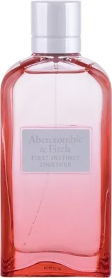 A bottle of Abercrombie & Fitch First Instinct Together Eau de Parfum for women.