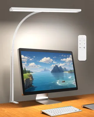 Zdjęcie produktu dla Regulowana lampka biurkowa 10W z pilotem, wyposażona w 160 diod LED