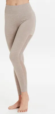 Zdjęcie produktu dla Rajstopy Athlecia Flowee z oddychającą siateczką o strukturze plastra miodu 5089 Warm Taupe S/M