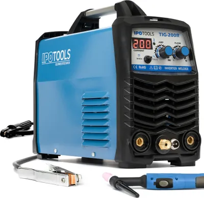 Produktbild von TIG-200R WIG Schweißgerät DC mit Digitalanzeige MMA E-Hand HF Zündung 200 Amper