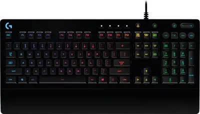 Produktbild von Logitech G G213 Prodigy Gaming Keyboard, Full-size (100%), Verkabelt, USB, QWERTZ, RGB-LED, Schwarz