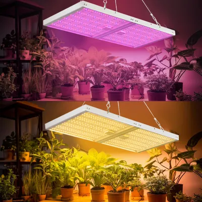 Produktbild von 120W Pflanzenlampe Vollspektrum,Led Grow Lampe Faltbar 728LEDs ,Pflanzenlicht Dimmbar, Wachstumslampe 10000lm 3Modi Timer Zimmerpflanzen Gewächshaus