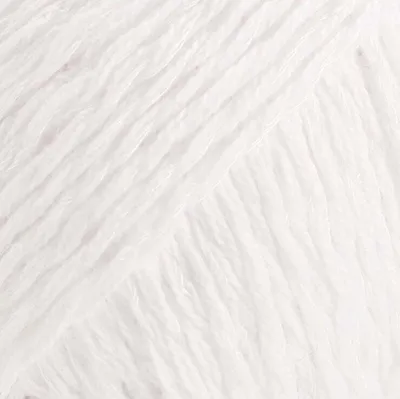 Zdjęcie produktu dla Drops Belle Uni Colour 01 White Przędza dziewiarska