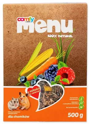 Imagen del producto de Comida completa para hámsteres Comfy, 500g