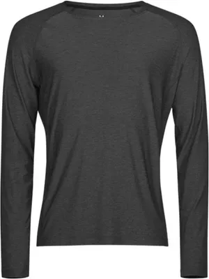 Produktbild von Tee Jays 7022 | Long Sleeve CoolDry Tee XS bis 3XL - Farbe: Black Melange - Größe: 3XL