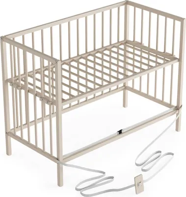 Produktbild von Beistellbett 60x120 cm mit Umbauseite - sahara dust - Dreamy 4 in 1 Bett