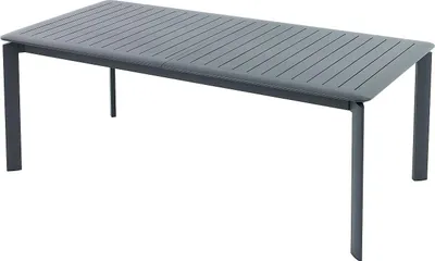 Produktbild von Ausziehbarer Gartentisch aus Aluminium L.205/286,5cm - Dunkelgrau - VELYRA von MYLIA