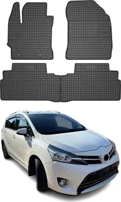Image de Tapis de Sol pour Toyota Verso 2009-2018 Caoutchouc Noir