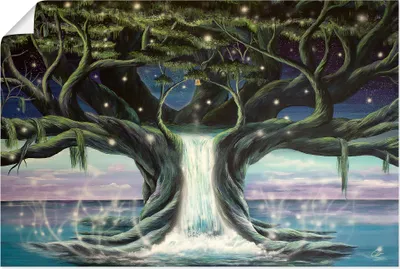 Produktbild von ARTland Poster Der Baum der Seelen Größe: 90x60 cm