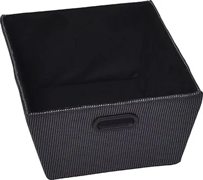 Produktbild von Ankleidekorb polyester h18xl32,5xp45cm - schwarz - Tendance