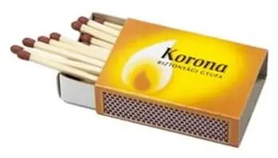 Obrázok produktu pre Zápalky, klasické, cca. 40 kusov KORONA